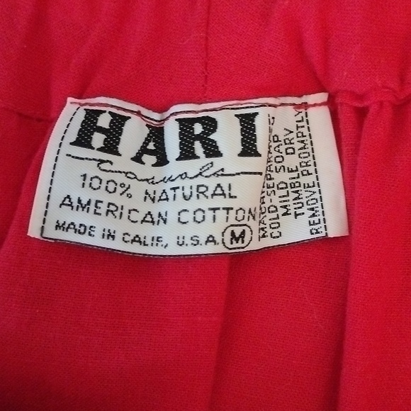 HARI red 3 tiered skirt matching blouse M Fiesta outfit - Picture 7 of 7